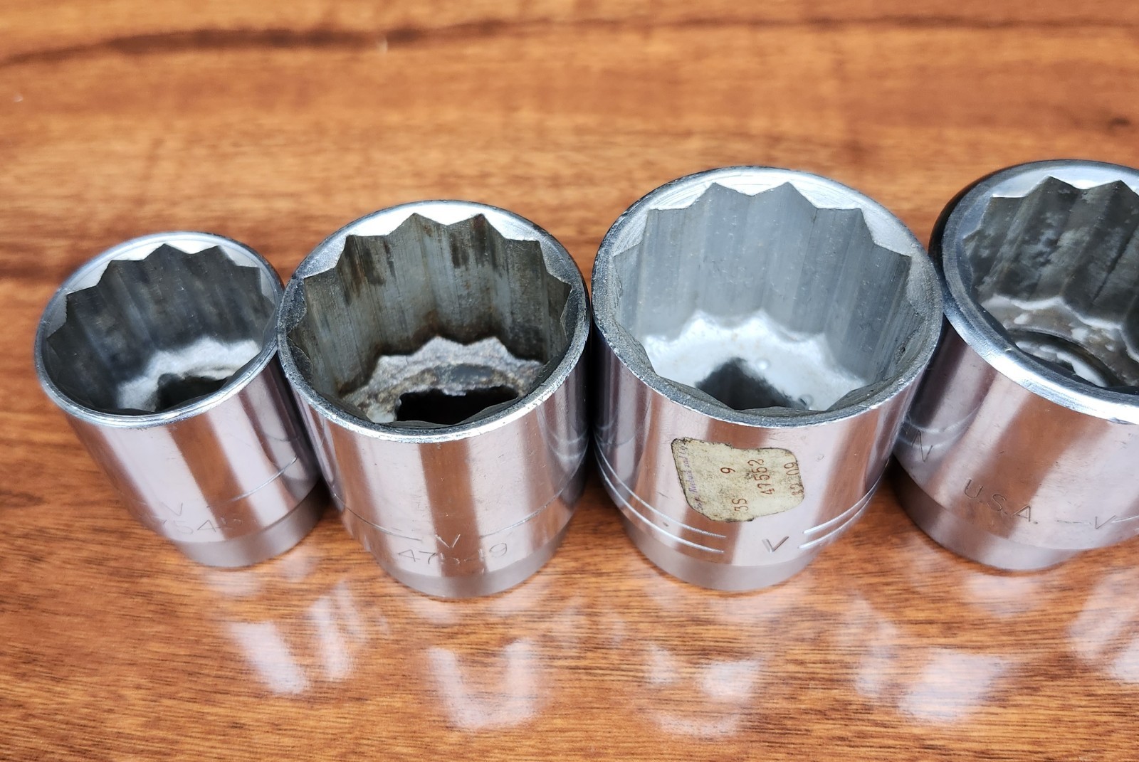 3/4” Drive Socket Lot 8 CRAFTSMAN THORSEN PROTO 2″ to 15/16″ USA Pre-Owned