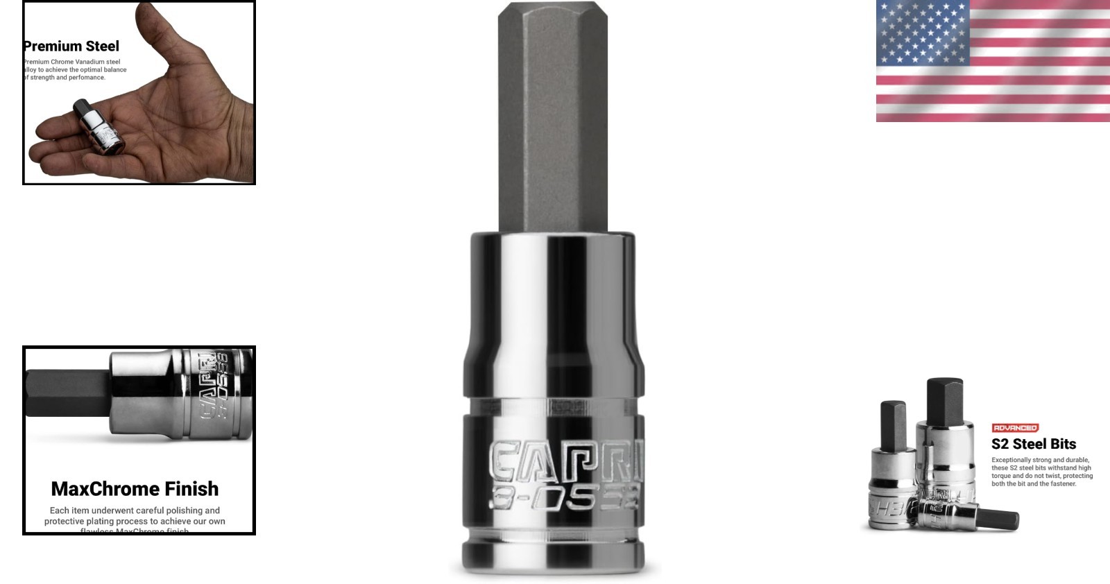 1/4-Inch Hex Bit Socket for Professionals – S2 Steel & Polished Finish
