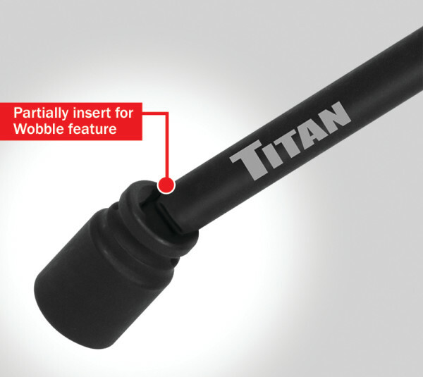 Titan 49036 6pc 1/4″ Hex Drive Impact Wobble Socket Adapter Set