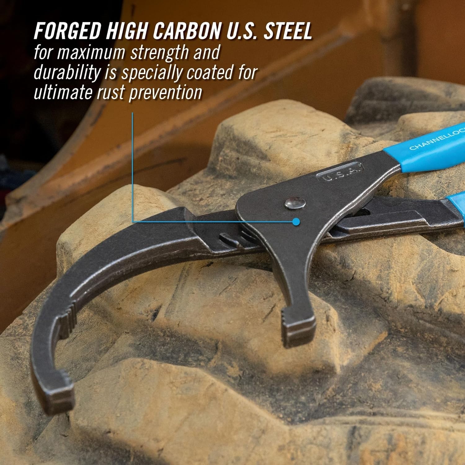 15-Inch Oil Filter Pliers – Adjustable Design for Easy Automotive Maintenance