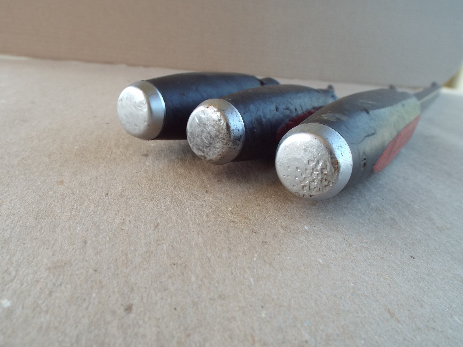 VTG 3 Heavy Duty Craftsman Professional USA Curved Pry Bar Lot (Please Read)