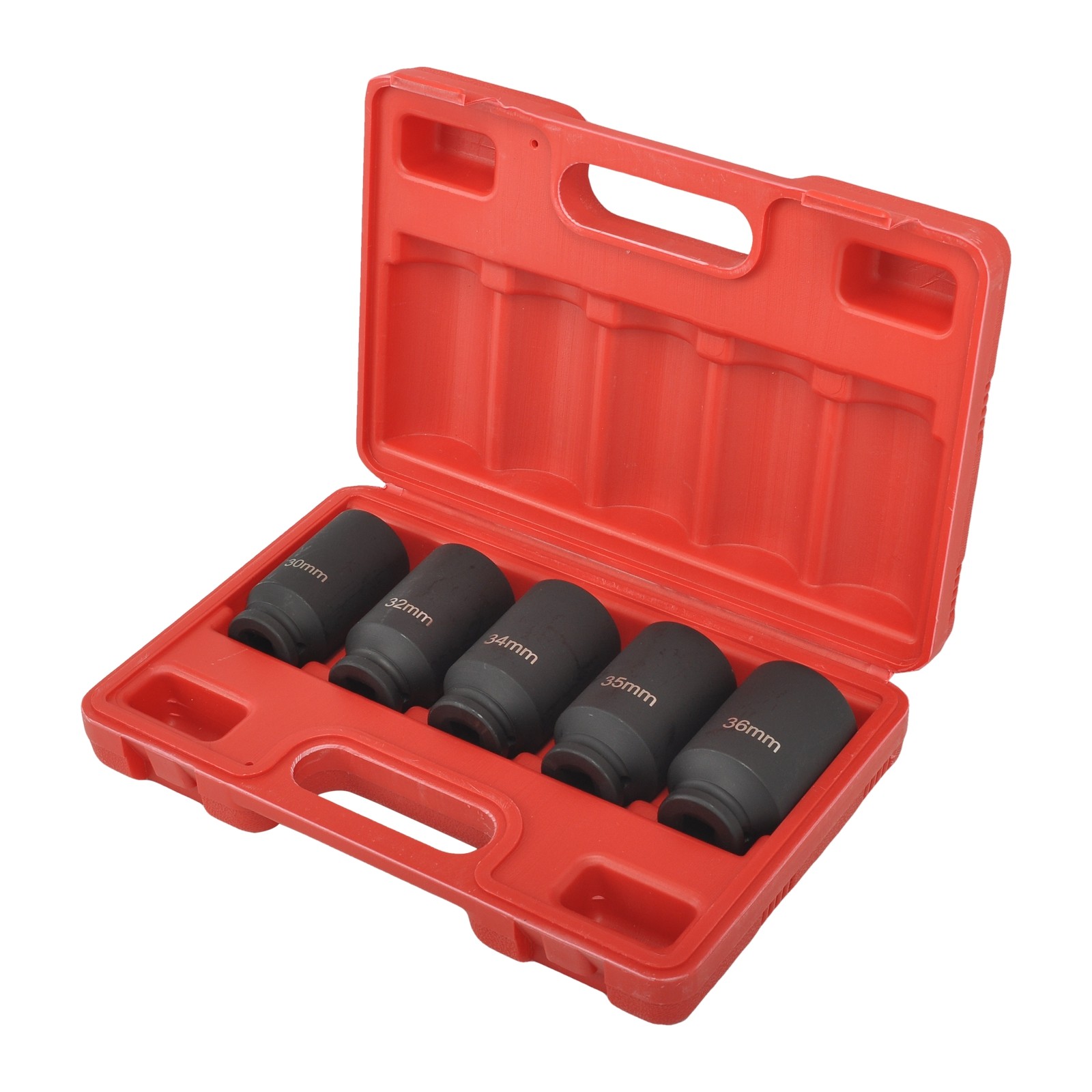 1/2″ Drive 12 Point CR-MO Deep Axle Nut Impact Socket -30mm,32mm,34mm,35mm,36mm