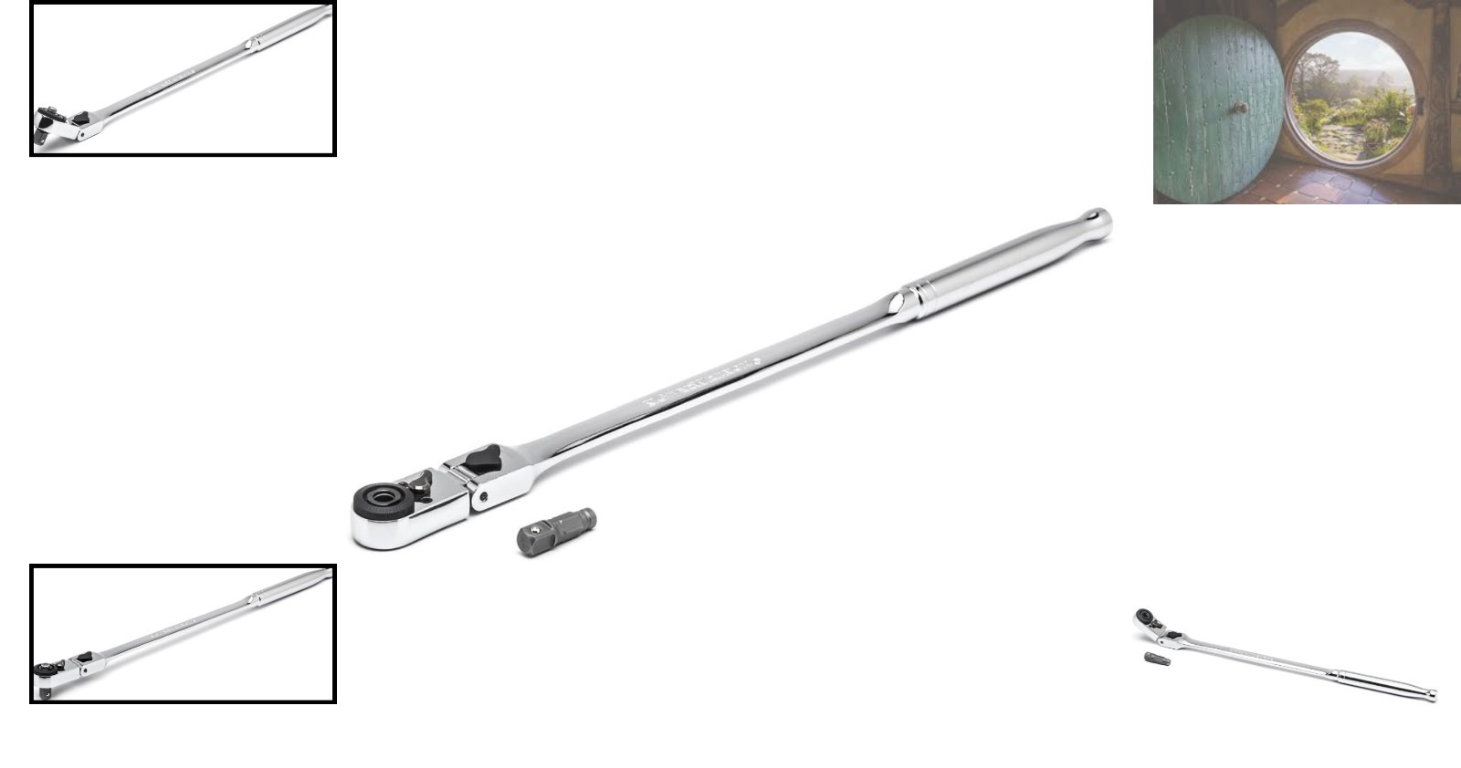 Compact 72 Tooth Flex Ratchet with Quick Release for Enhanced Performance