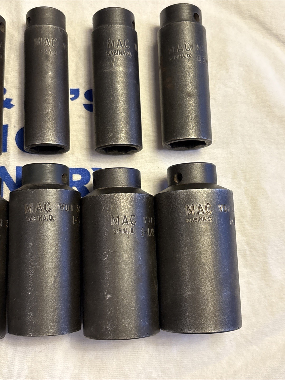 Mac Tools USA 1/2″ Drive 12pc 6pt Deep Impact Socket Set SVDP136BRPT