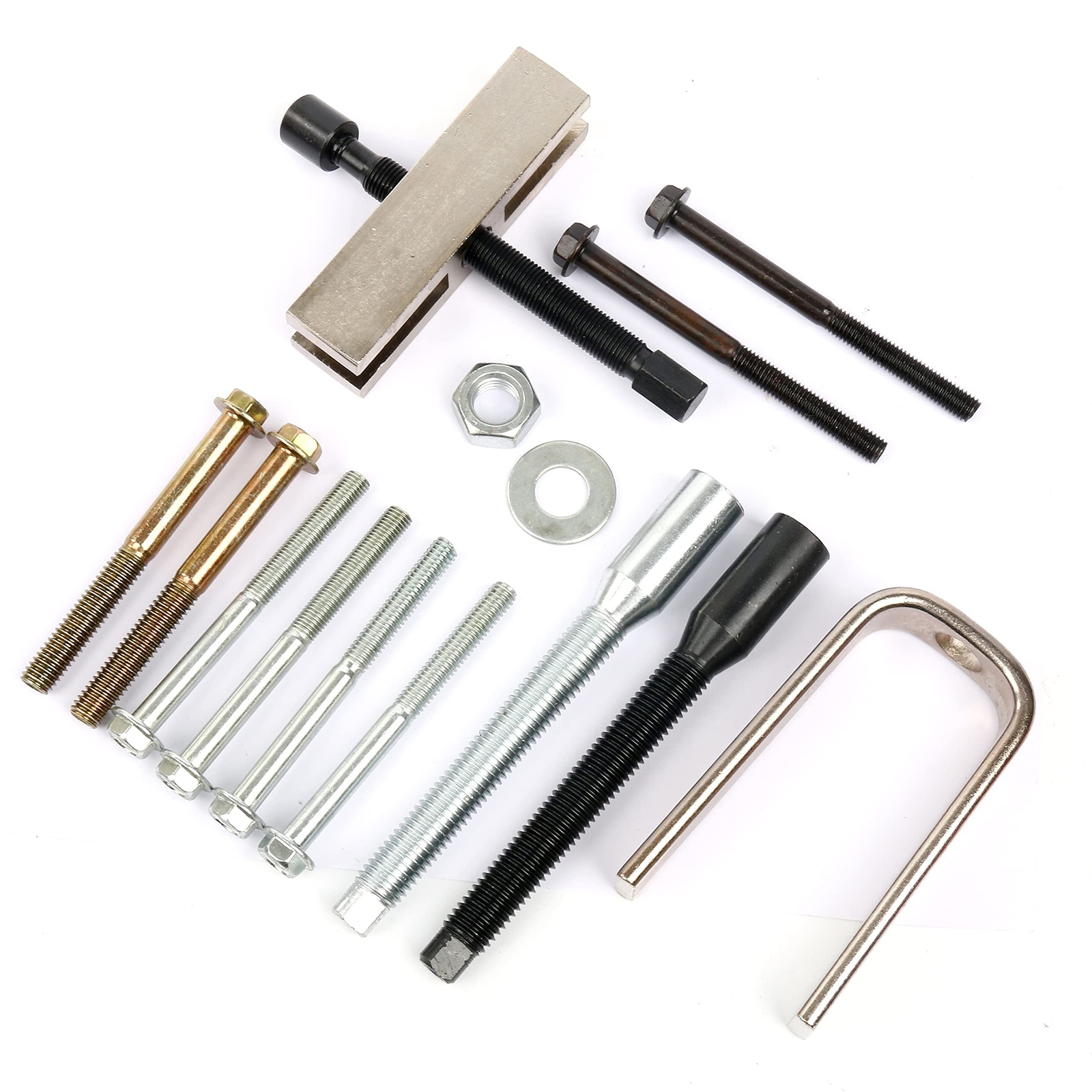 8MILELAKE Steering Wheel Remover and Lock Plate Compressor Set Red