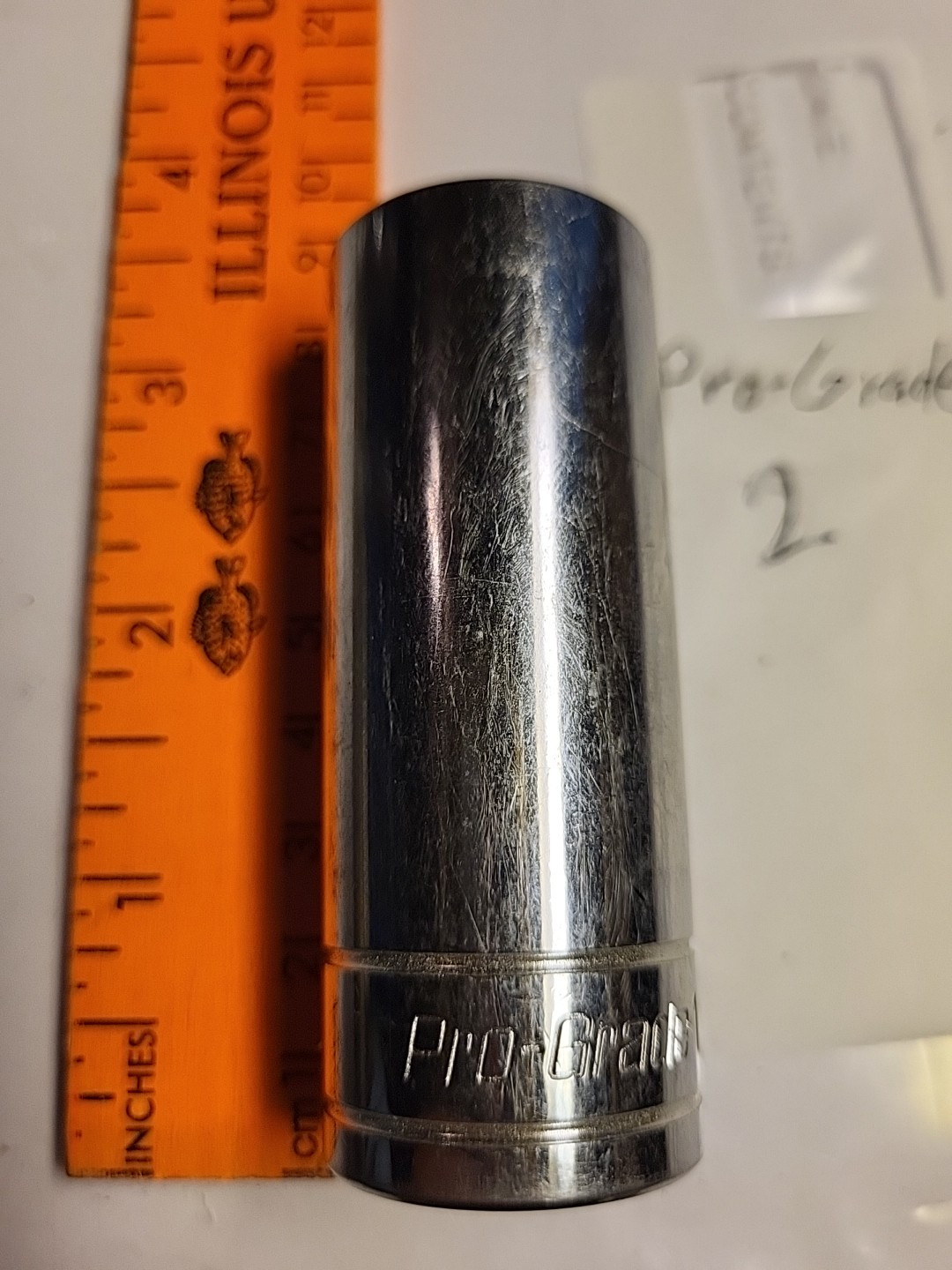 Pro-Grade 14307 7/8″ Deep Wall Socket 12 Pt. 1/2″ Drive – NOS