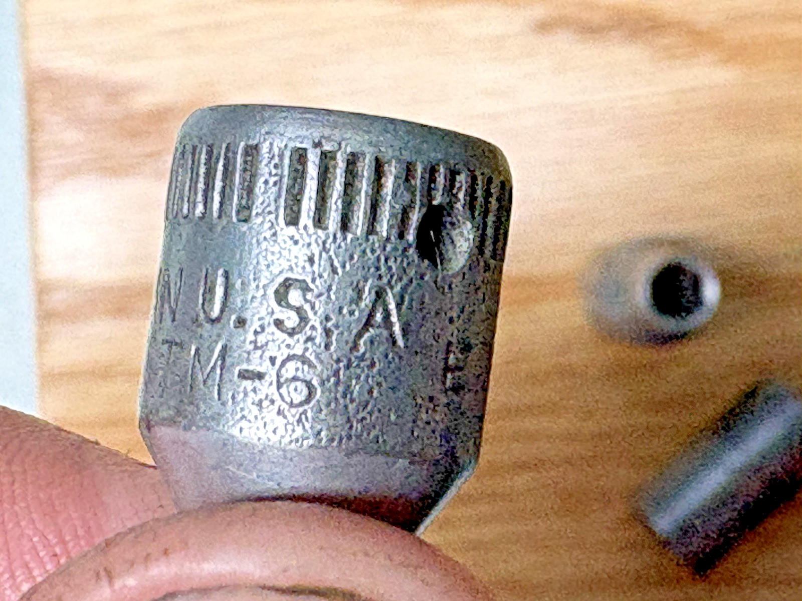 Vintage Snap-On Early Socket Wrench Set Case TM 6 7 8 11 E date 1944 RARE WWII