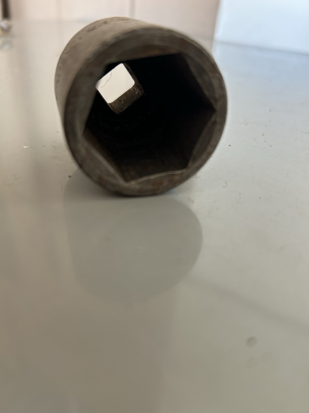 Vintage MAC Tools VI386 1/2″ Drive 1-3/16″ 6 Point Shallow Impact Socket USA SAE