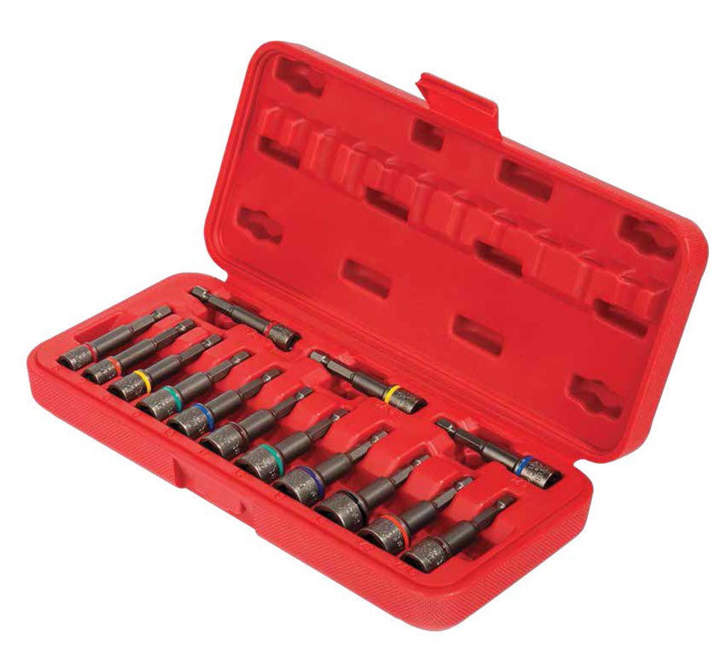 14Pc. Impact Ready Magnetic Nut Setters Set (SAE/MM) SUU-9933 Brand New!
