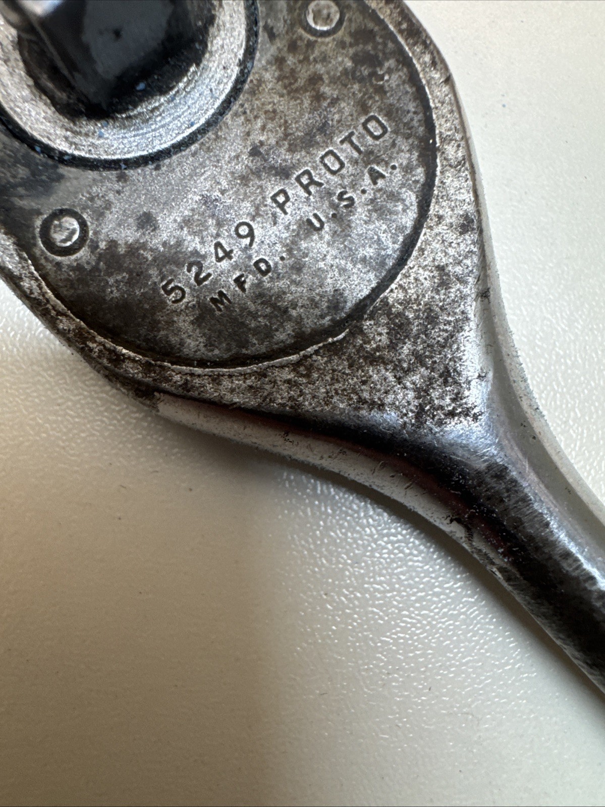 Proto Professional 3/8″ Drive Ratchet Pear Head Ratchet, made USA # 5249 Bin CK