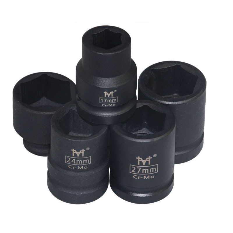 25mm 1″ Inch Drive Shallow Impact Socket Tool 6-Point Metric 17-46mm Capri Tools