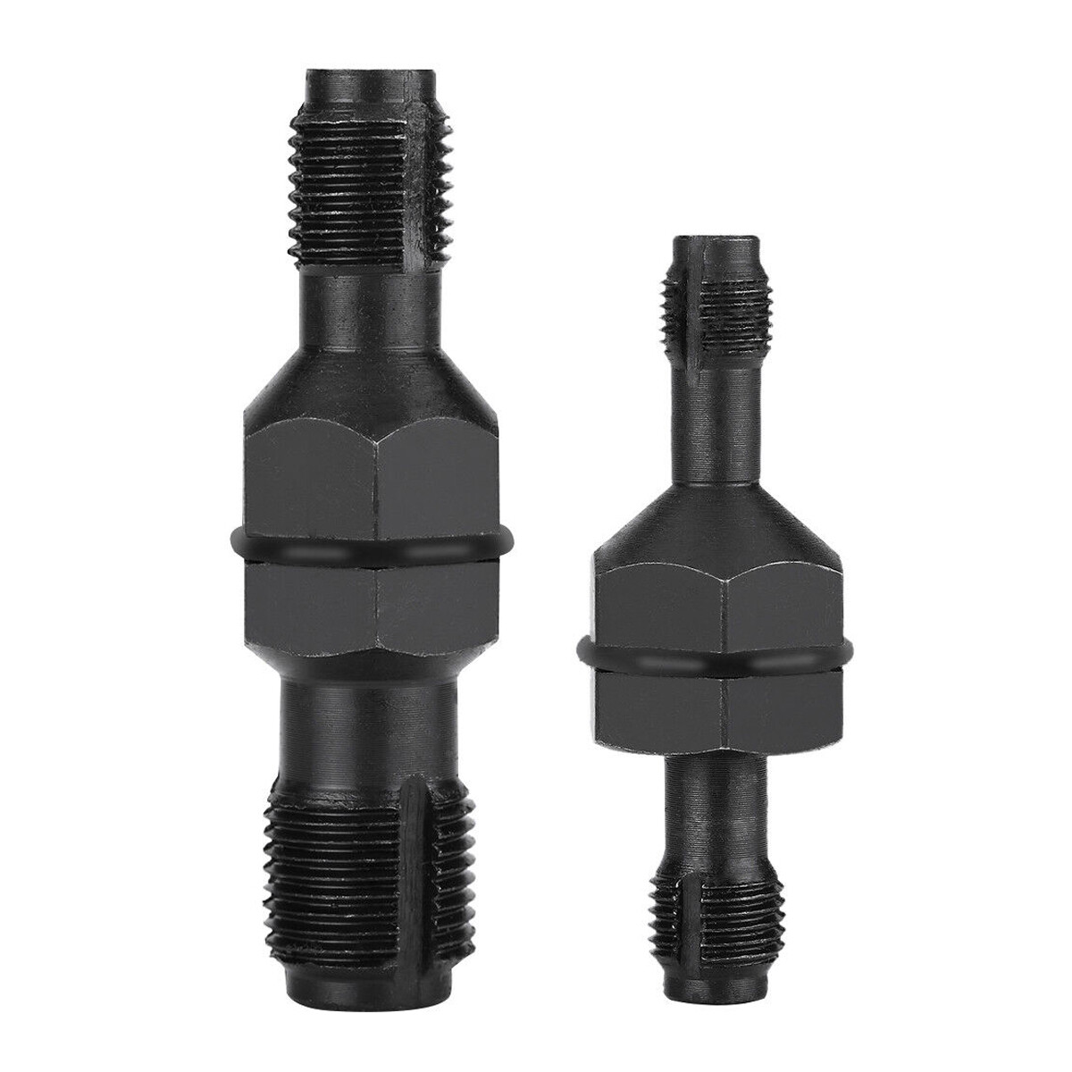 2PCS Spark Plug Hole Threader Chaser 14mm 18mm Re-threader Tap Repair Tool Set
