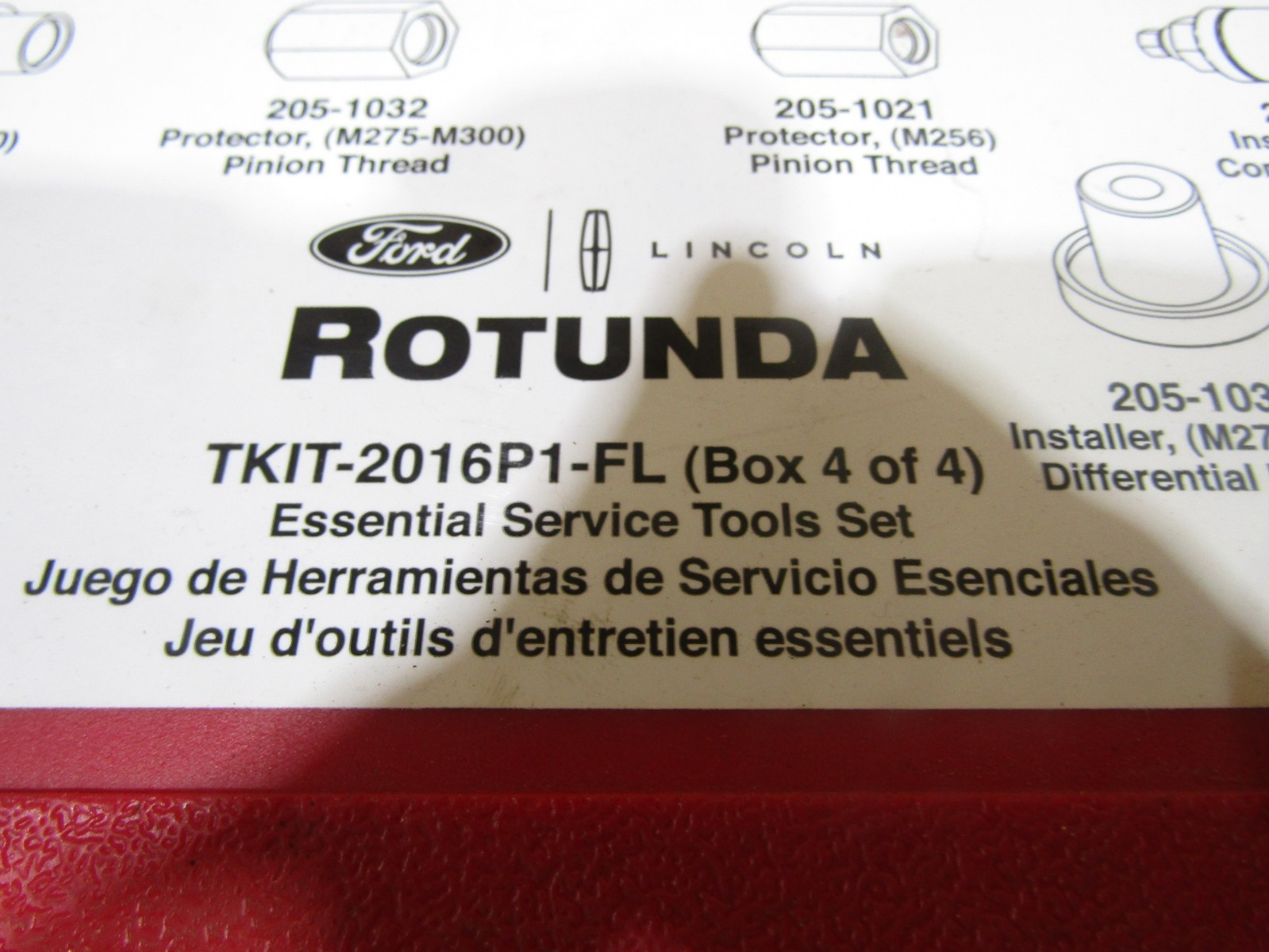 TKIT-2016P1-FL Ford Rotunda Dana axle tool set box 1 of 4 *INCOMPLETE* #210