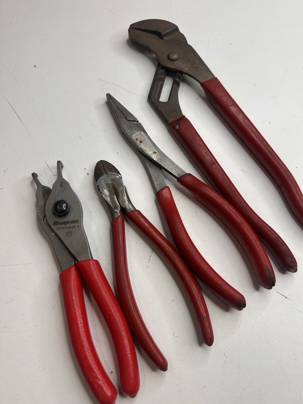 Snap-on SRPCR3890 Blue-Point HCP430 Pliers Cutters 4-Piece Lot