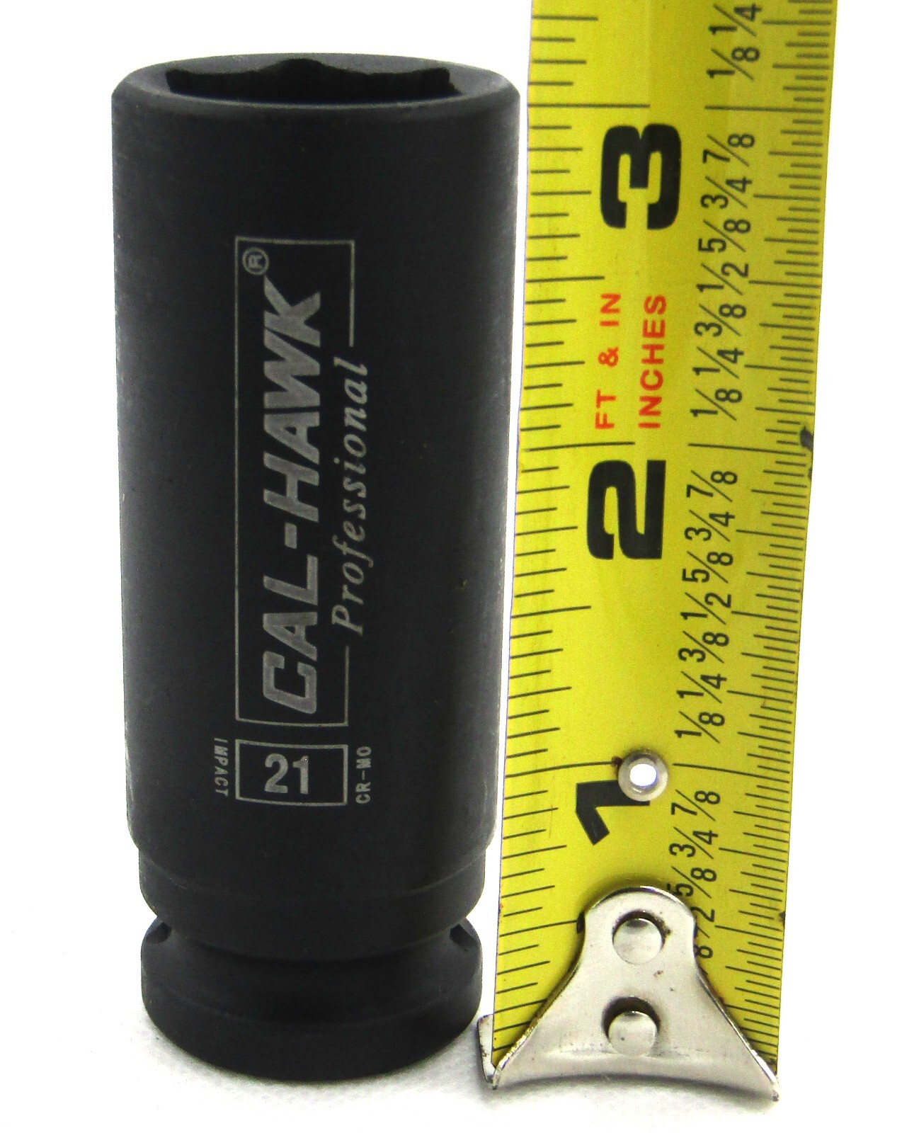 1/2″ Drive 21 MM» DEEP IMPACT SOCKET 6 POINT CR-MO