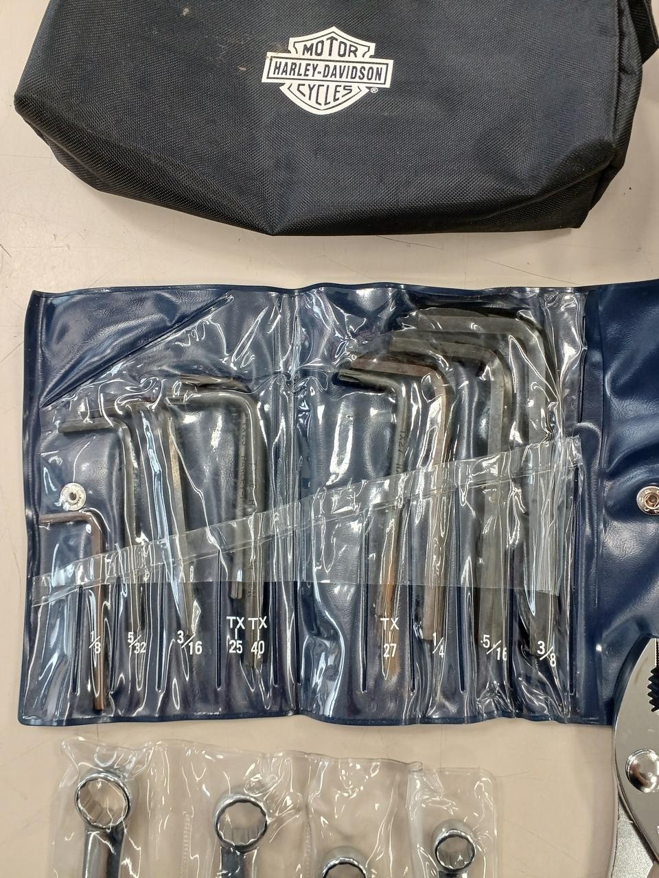 Harley-Davidson Genuine Tool Kit w/ Bag Dyna Softail OEM Motorcycle Tools Japan