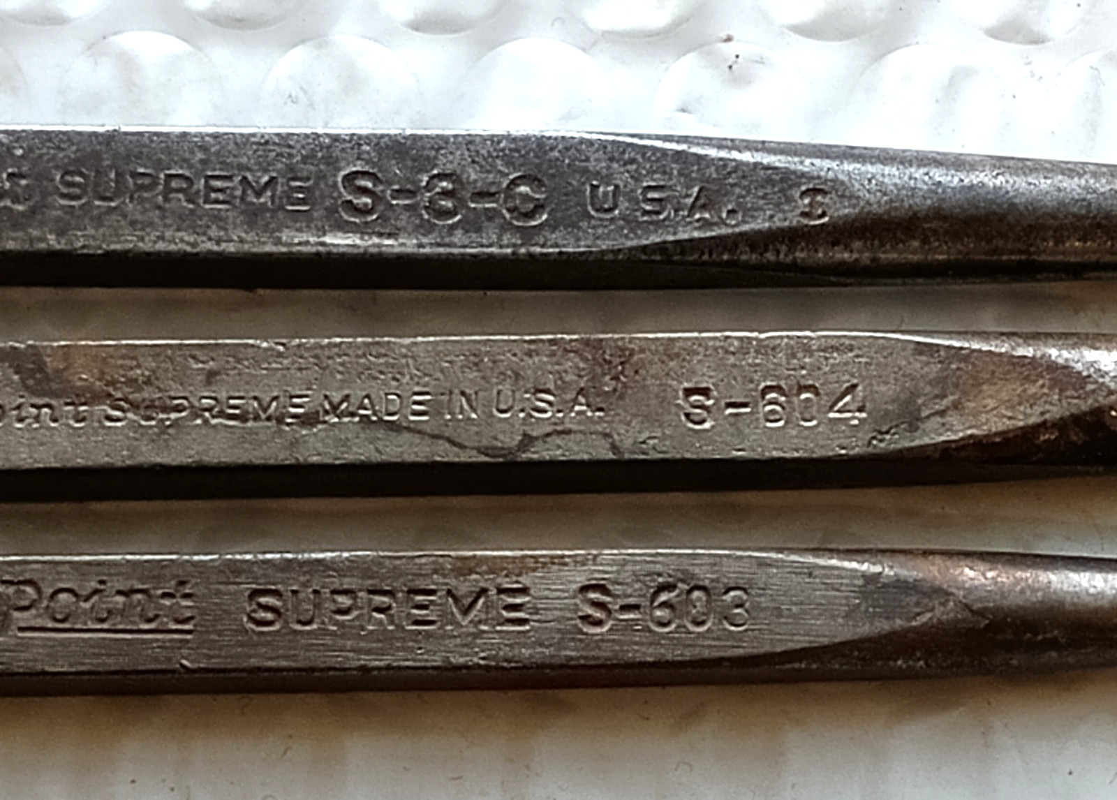 BLUE POINT SUPREME PUNCH SET 3 PIECES *SEE DETAILS BELOW*