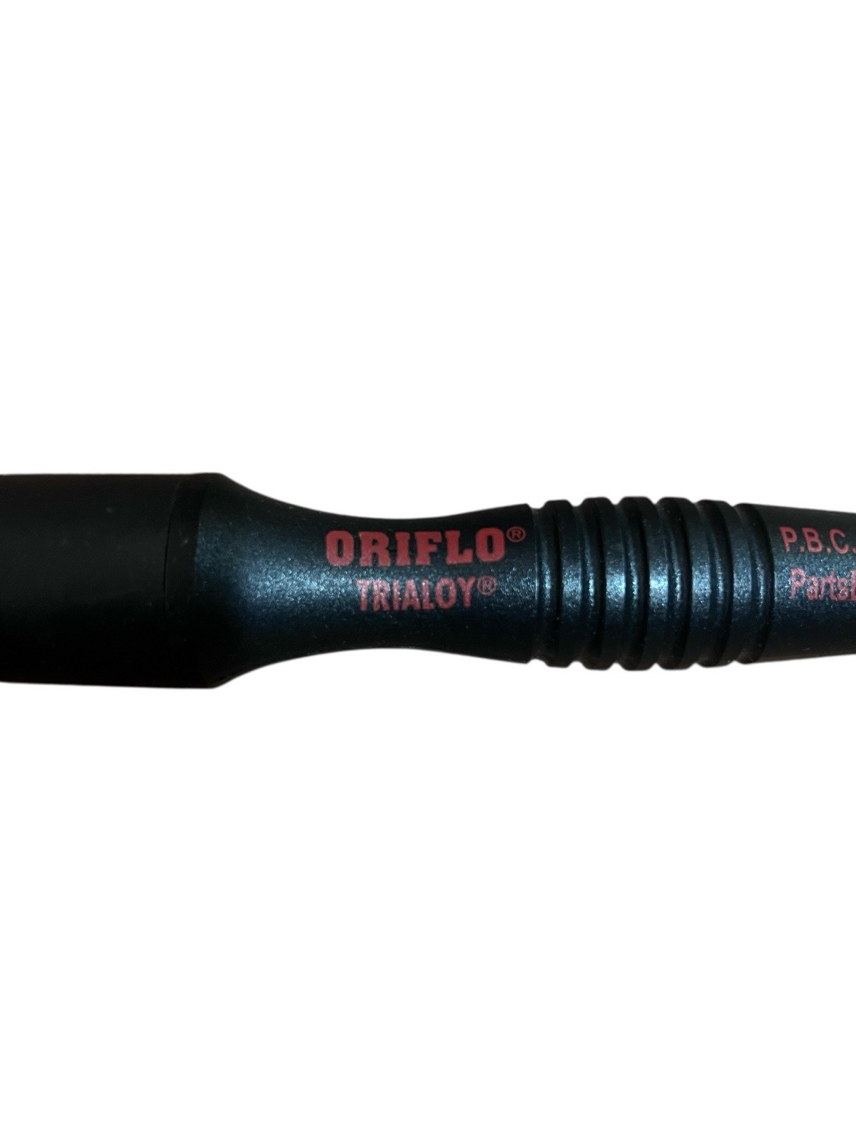 Qty 2 Oriflo Trialoy 10.25” Long Flow Thru Parts Brushes No Hose Black New Set