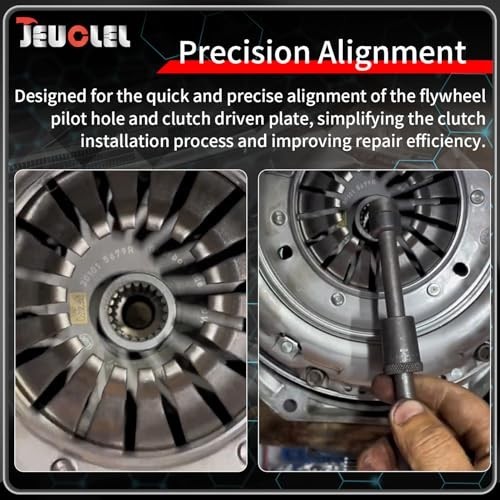 17PCS Universal Clutch Alignment Tool Kit – Flywheel Pilot Hole & Drive Plate Se