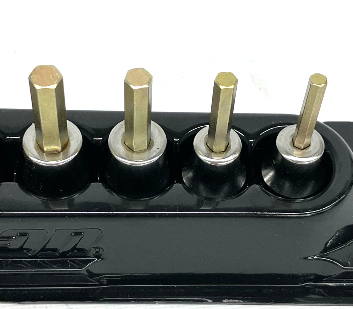 Snap-On 207EFAMY 7pc 3/8″ Drive Hex Bit Socket Set Unused In Storage