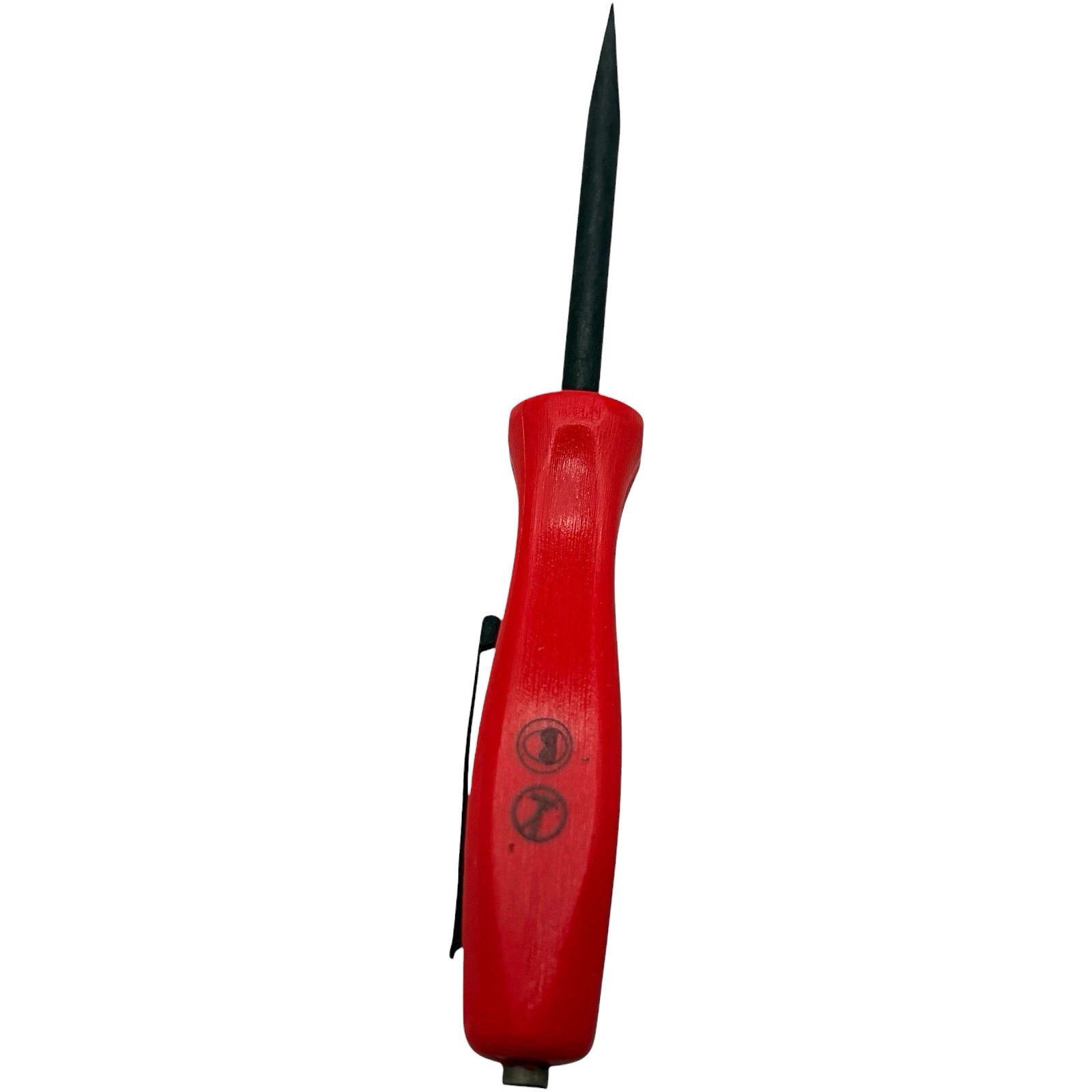 Snap On Tools Mini Magnetic Pocket Pry Bar Red 5 inch Straight Blade