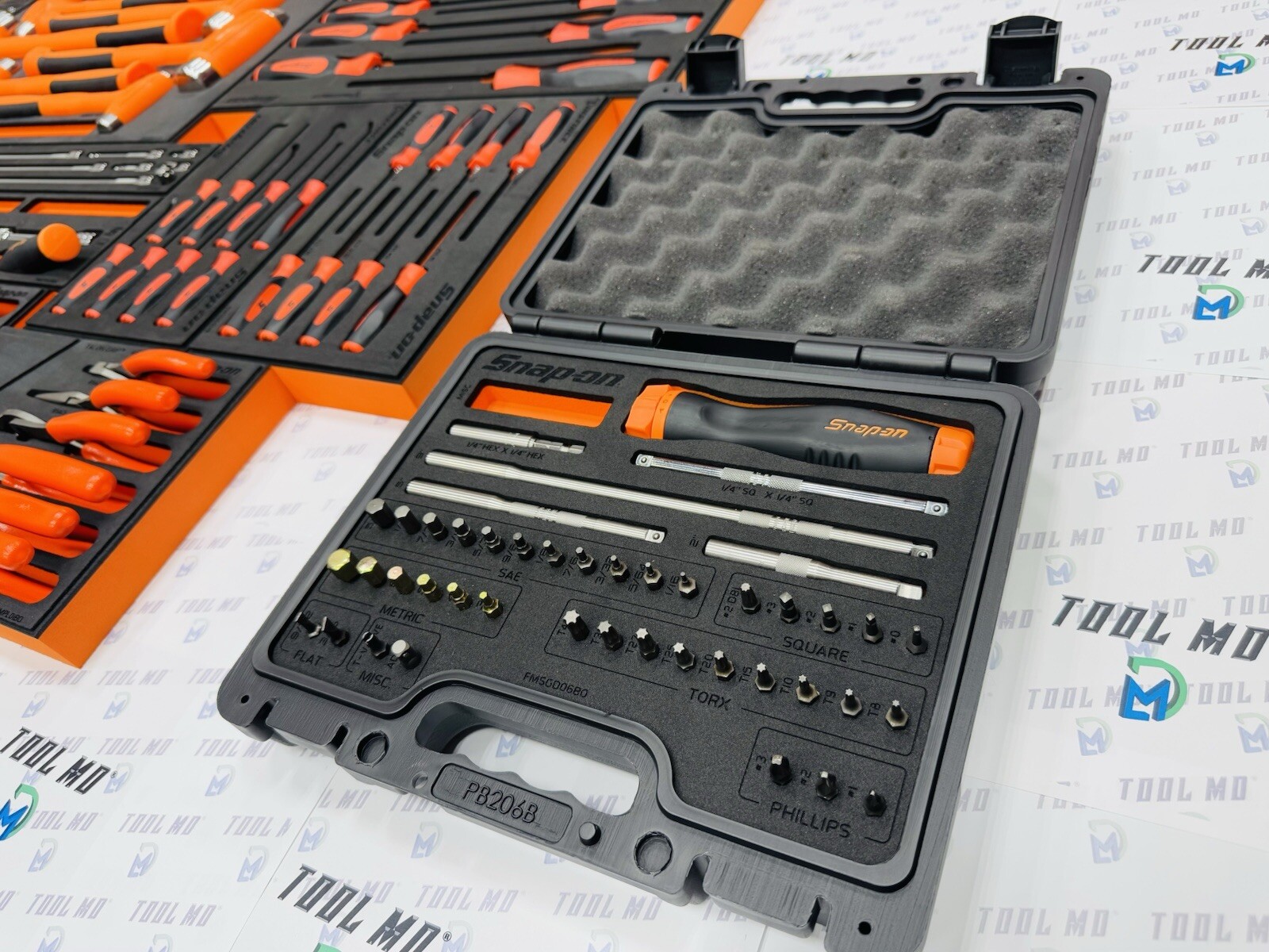 Snap-on Tools USA NEW 334pc ORANGE Master General Service Foam Set 2101GSS01FO