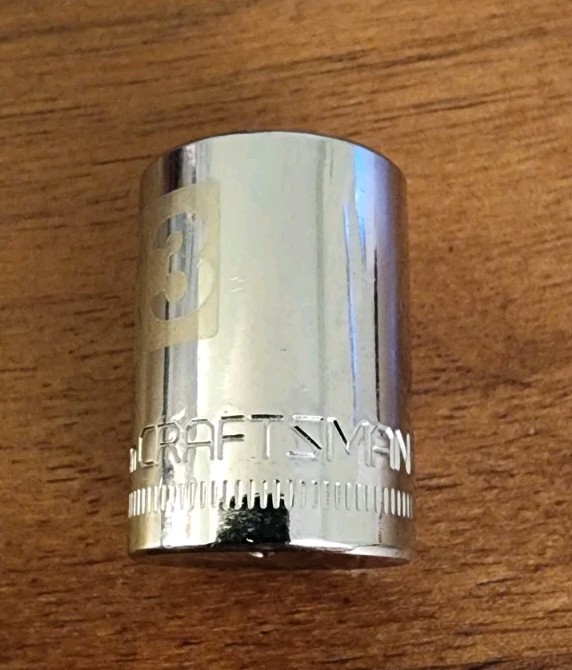 Craftsman 13mm Socket 6 Point 1/4″ Drive Z-AL 34609 Easy Read