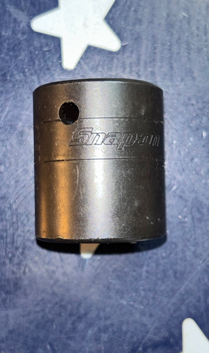 Snap-On 7/8” Shallow Impact Socket 1/2” Drive 6-Point SAE 7/8in IM280