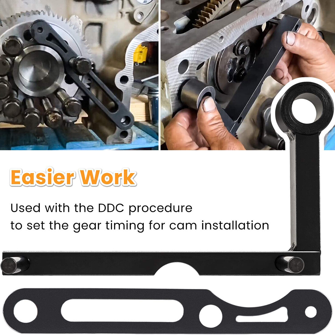 J-47487 Idler 3 Cantilever Tool+J-48630 Crankshaft TDC Locating Tool For Detroit