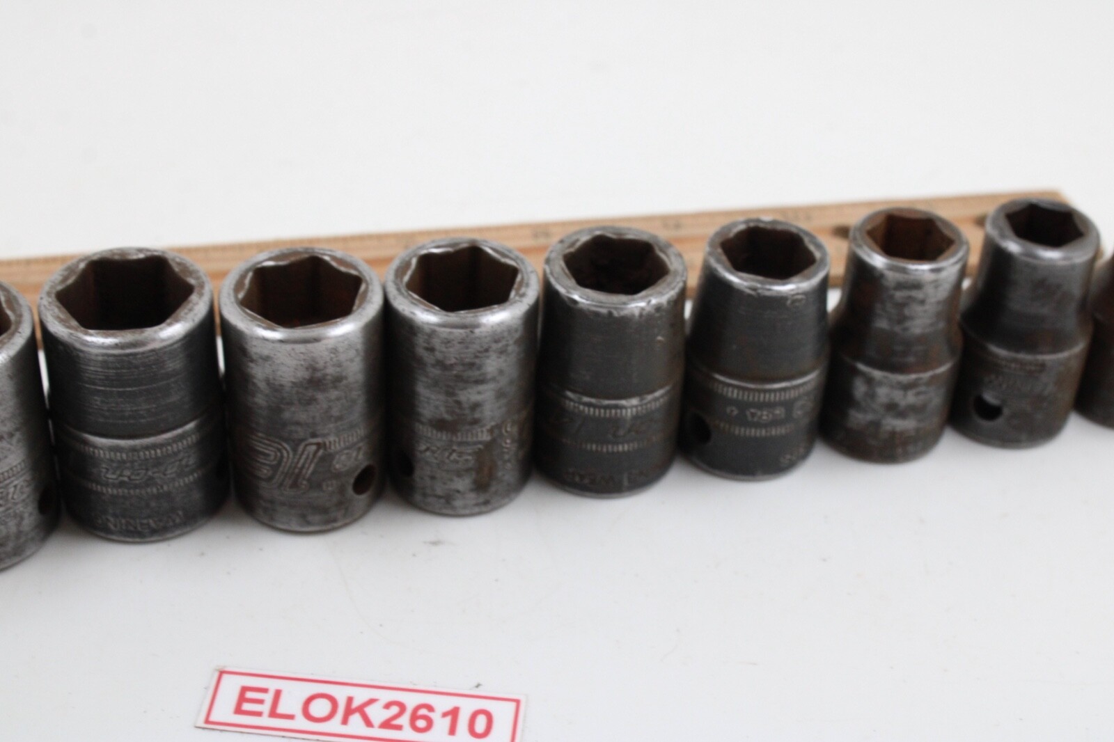 Snap-On IMM100-IMM210 1/2″ Drive 6 Point Metric Black Oxide Impact Socket Set US