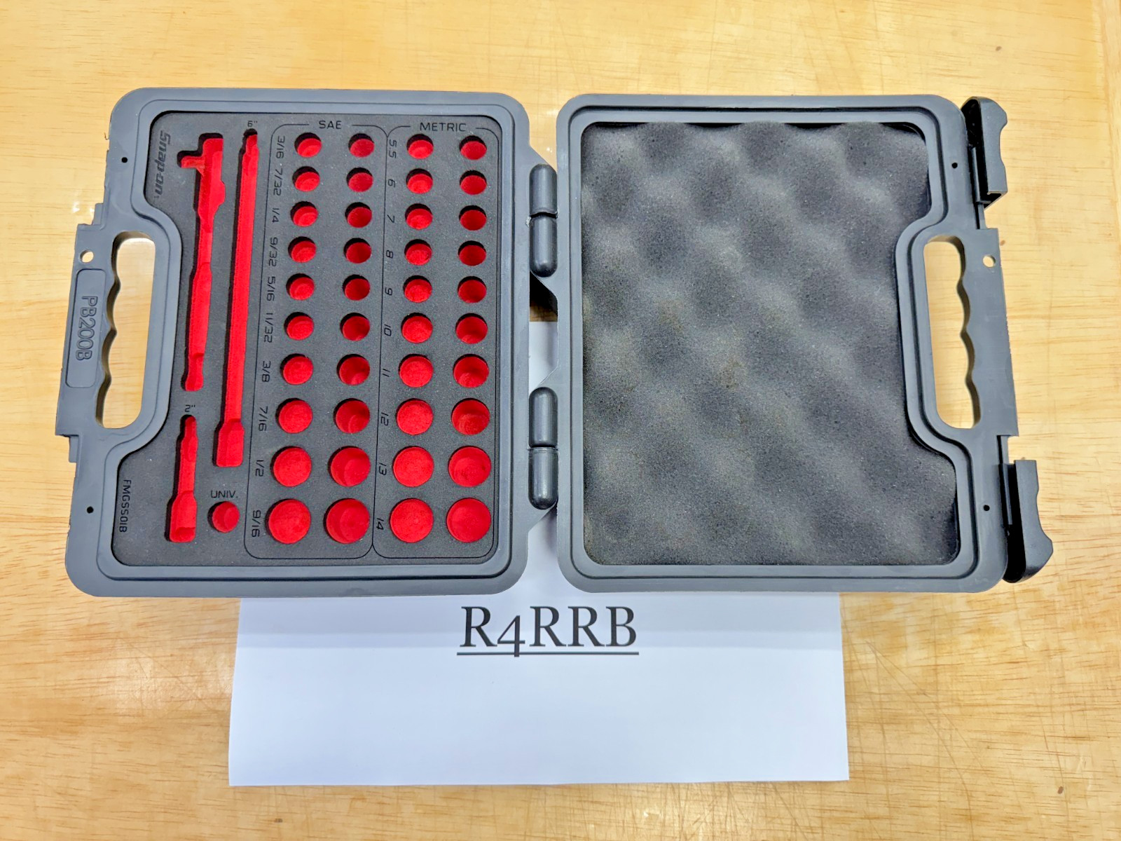 Snap-on Tools NEW 44pc 1/4″ Drive General Service Set CASE & FOAM ONLY 144TMPBFR