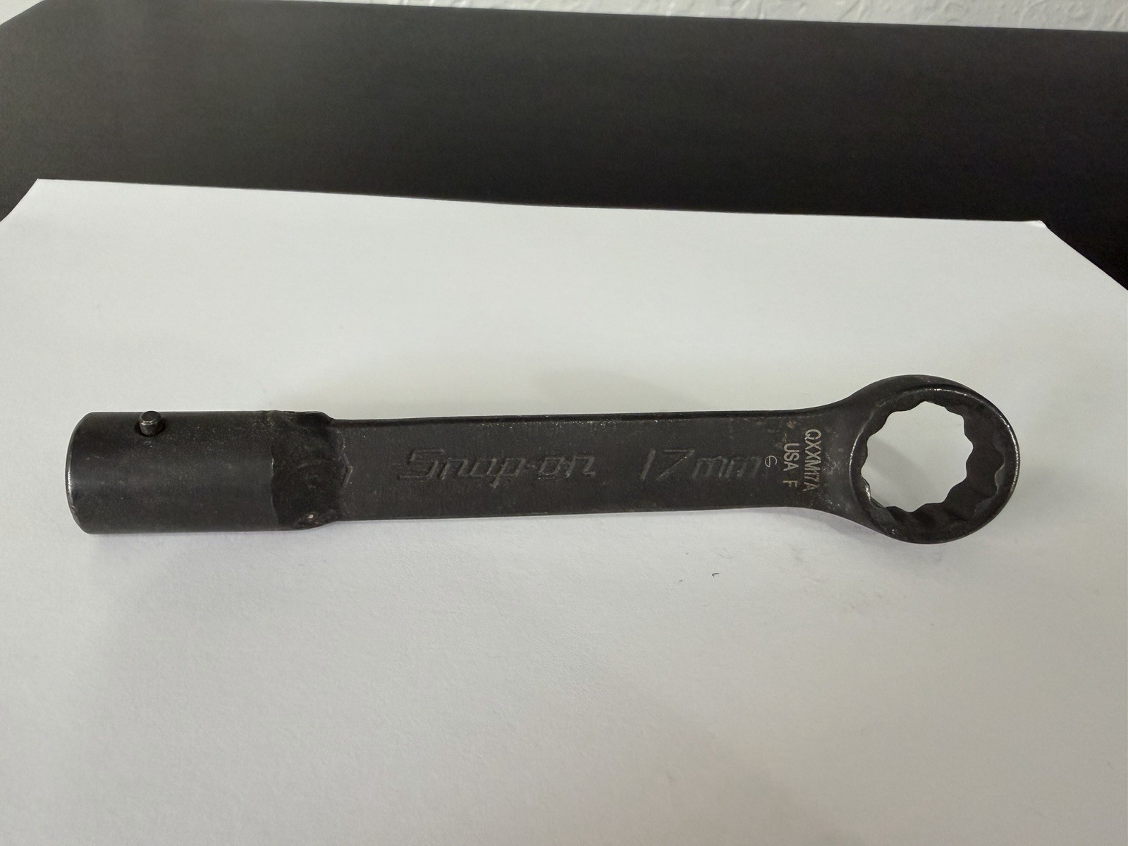 Snap On 17mm Square Drive 12-Point Box End 15° Offset Head X-Shank QXXM17A
