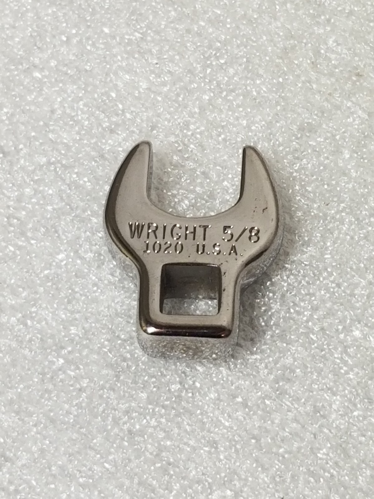Wright 1020 3/8″-Drive Open-end Crowfoot Wrench 5/8″ Made in USA
