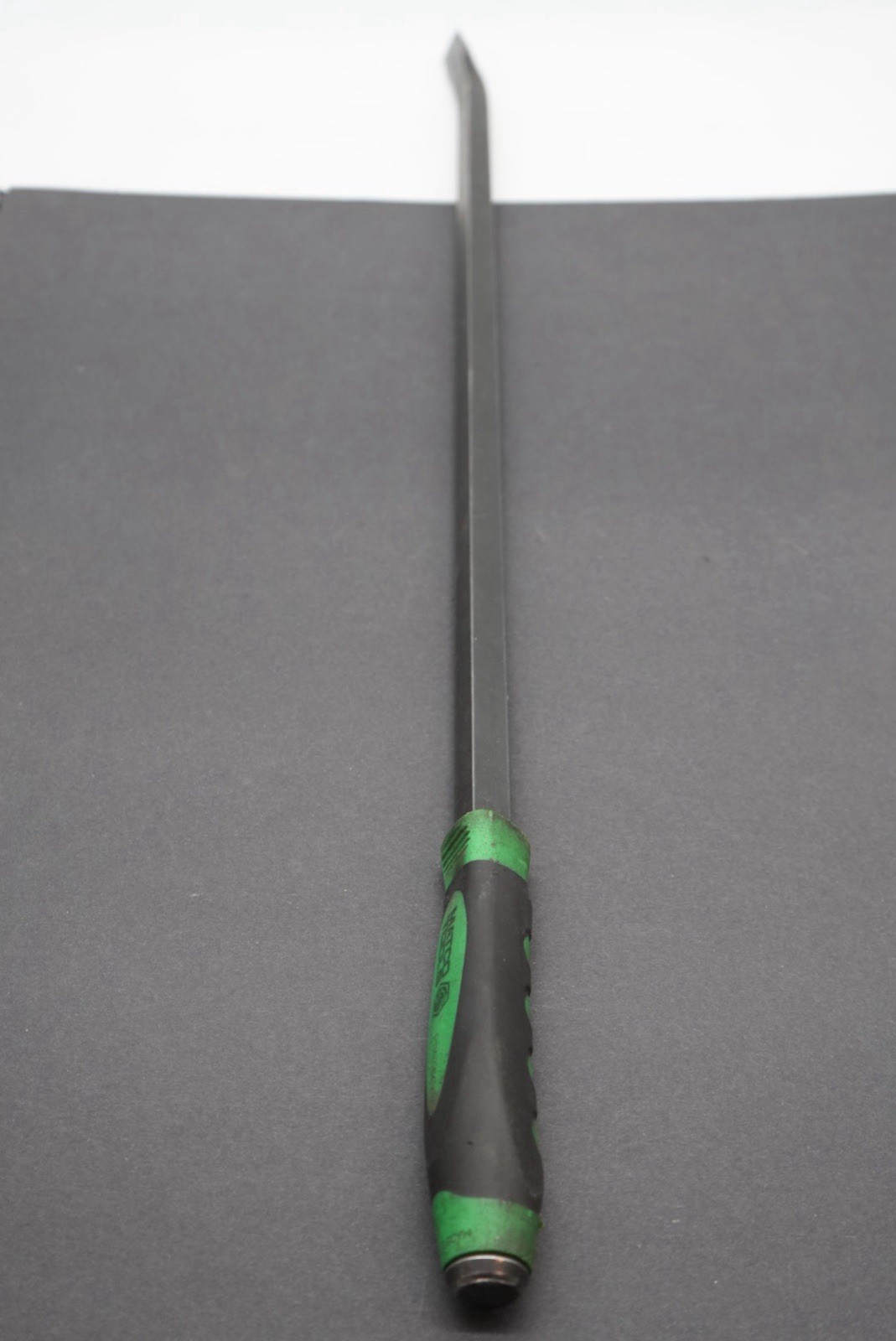 Matco Tools Pry Bar 36”Inch Bent Curved Tip Strike Handle (Green) PBG36C