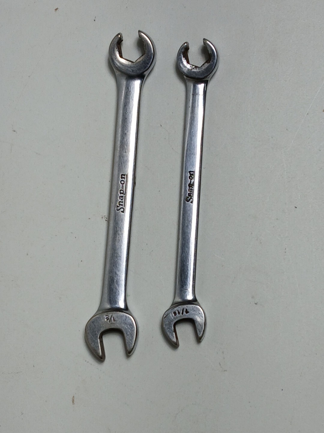 Snap On 8pc RXS10-RXS24 5/16″-3/4″ SAE Open-End Flare Nut Combination Wrench Set