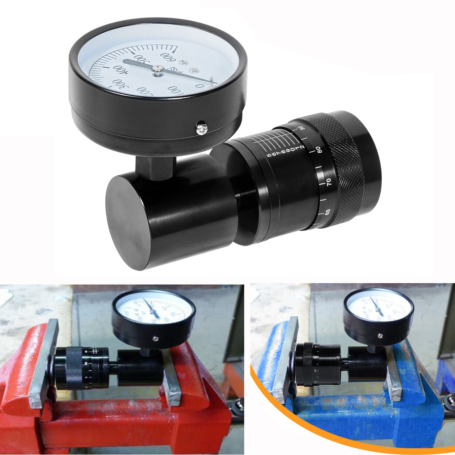 66841 Mini Valve Spring Tester & Measuring Combo for Vise w/ Height Micrometer