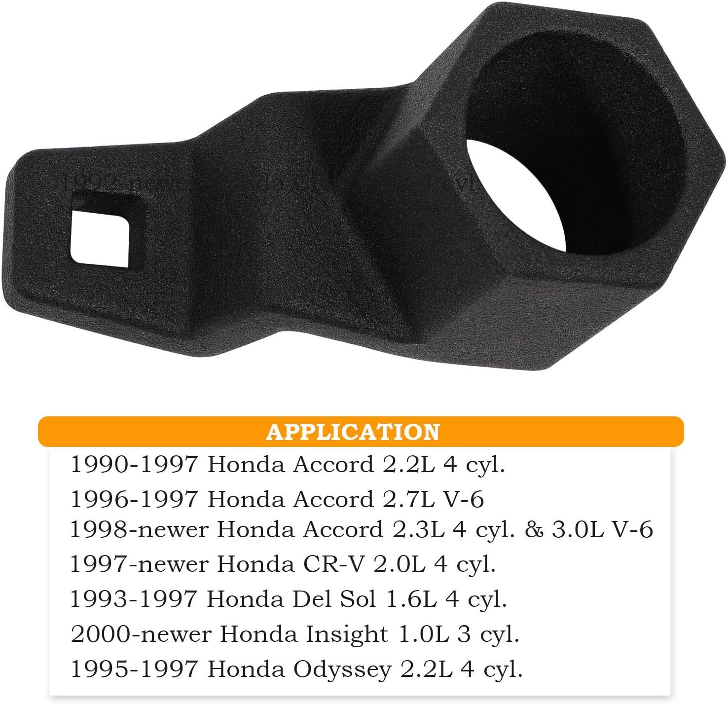 For Honda Acura Crankshaft Crank Pulley Wrench Holder Tool 50mm Removal Spanner
