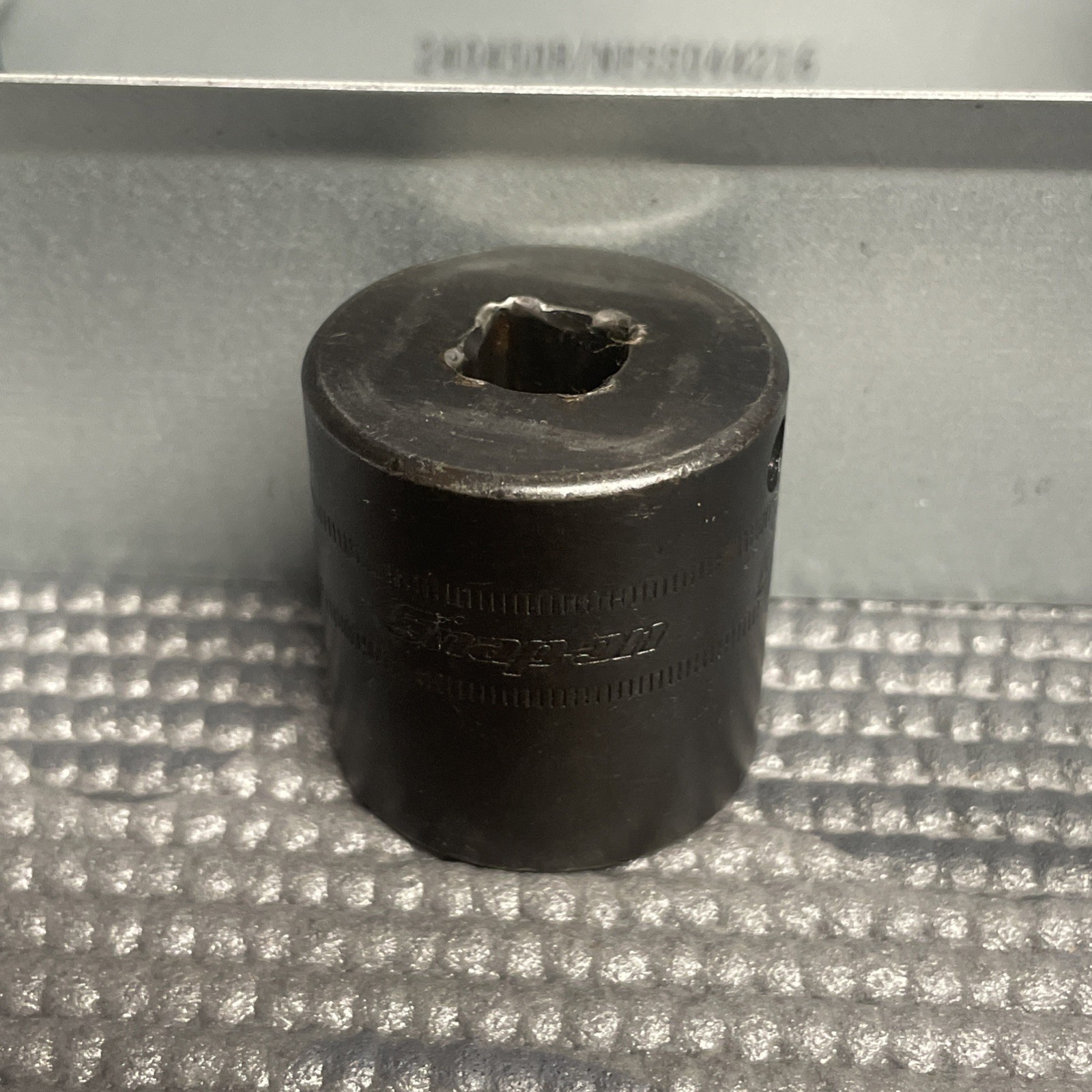 Snap-On 3/8″ Drive 6-Point Metric 24 mm shallow Impact Socket IMFM24