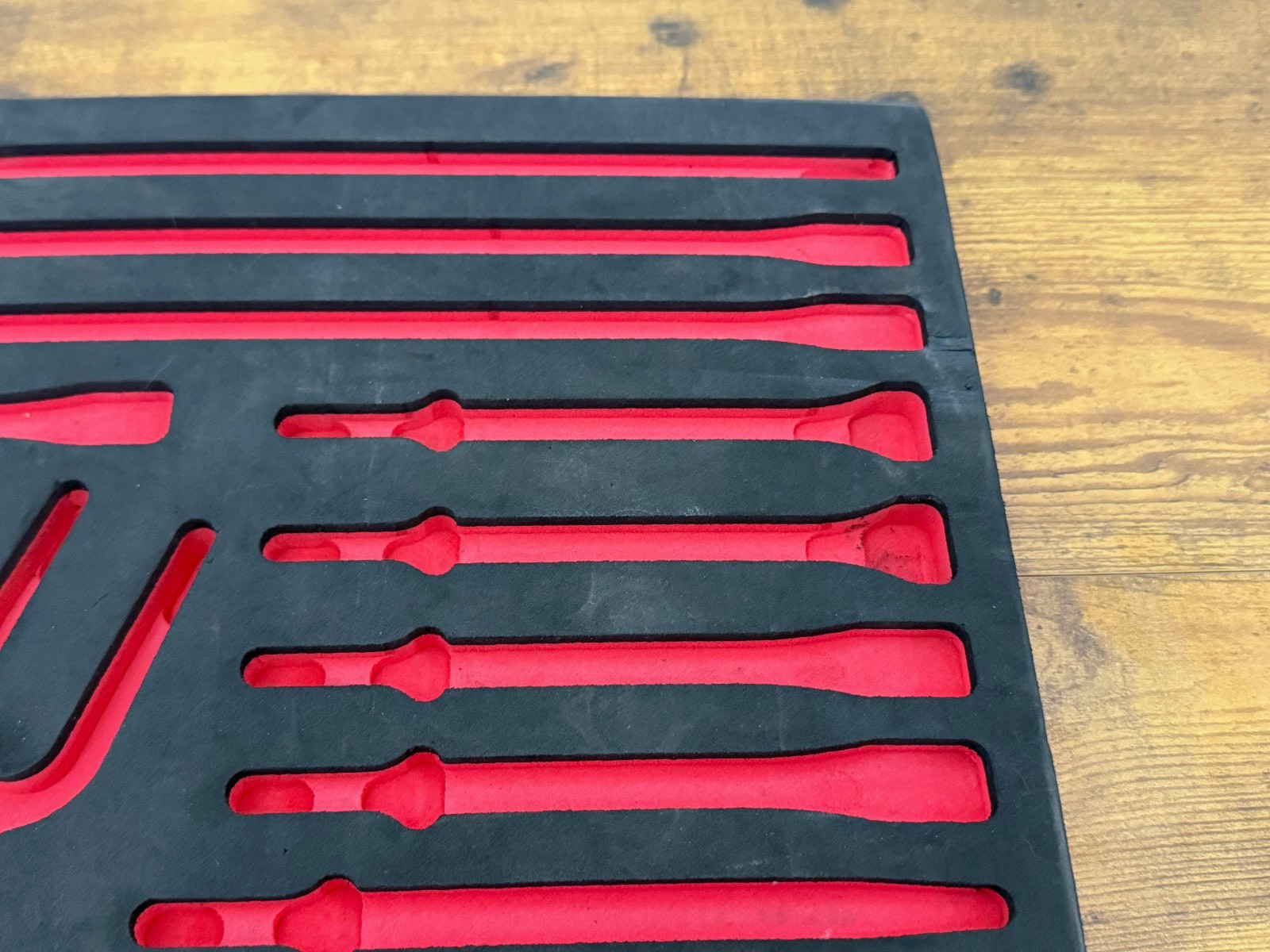 Snap-On Tools NEW RED Foam Organizer Tray ONLY For PHG1020BKFR Air Hammer Bits