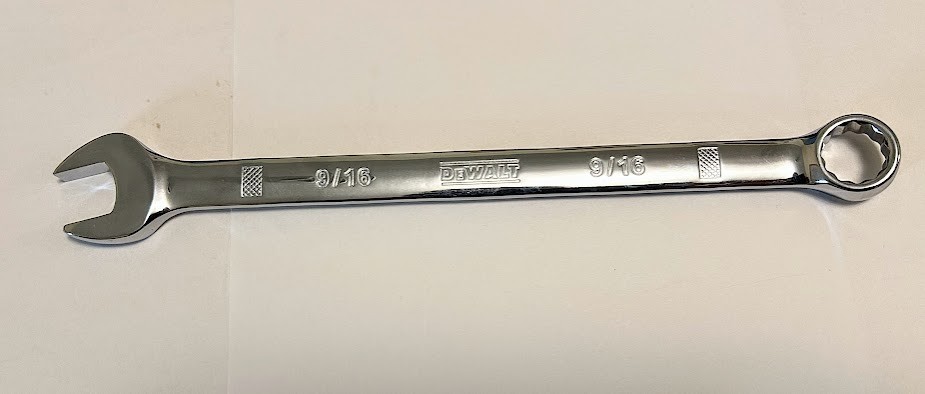 Dewalt  9/16″ Polished Chrome Combination Wrench 12pt DWMT72196 – Free USA Ship