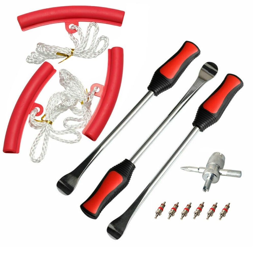 Steel Tire Spoon Iron Lever Tool Kit Professional Motorcycle Tire Changing Tool