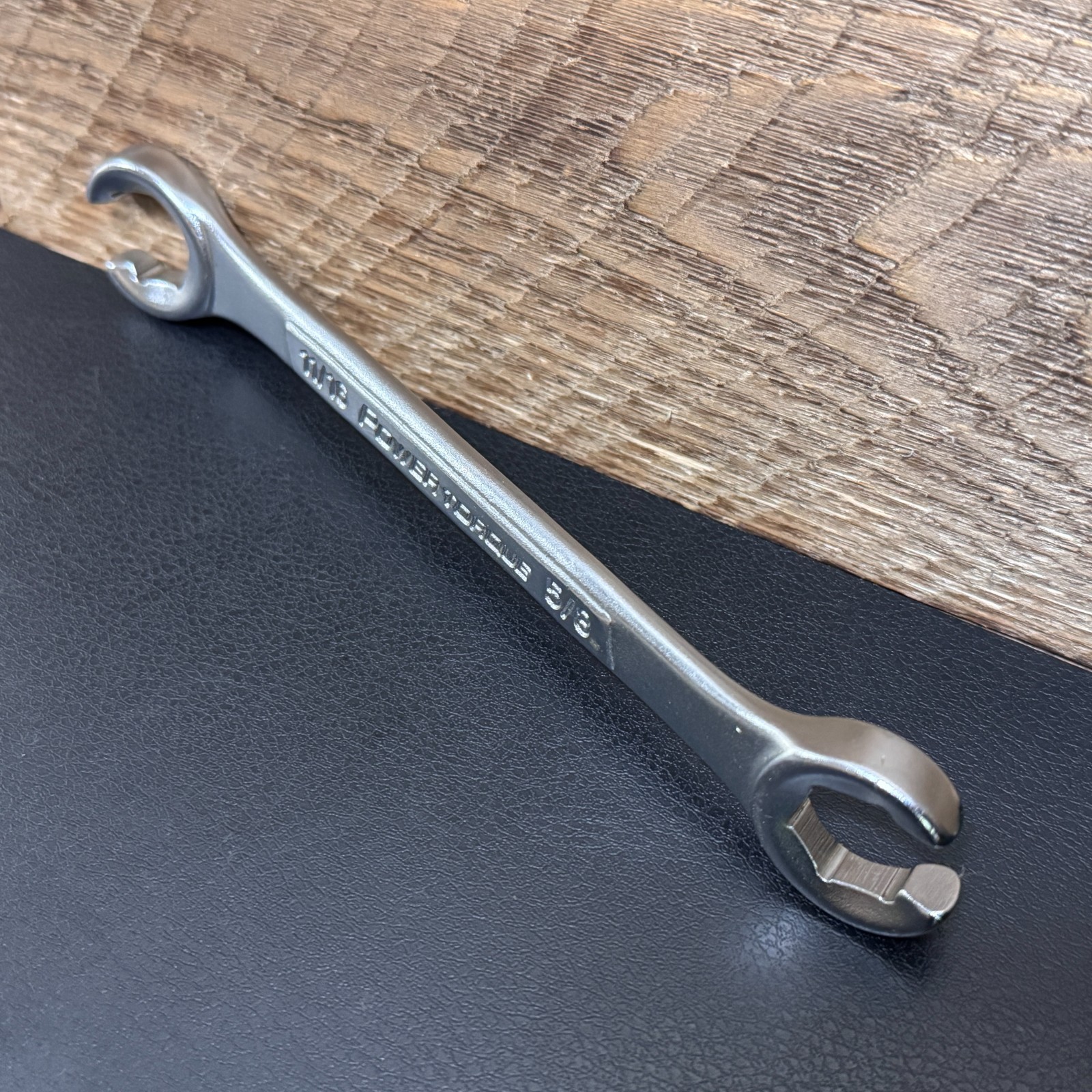 Vintage POWER TORQUE GM0012 Flare Nut Brake Line Wrench 5/8″ 11 /16″ Offset USA