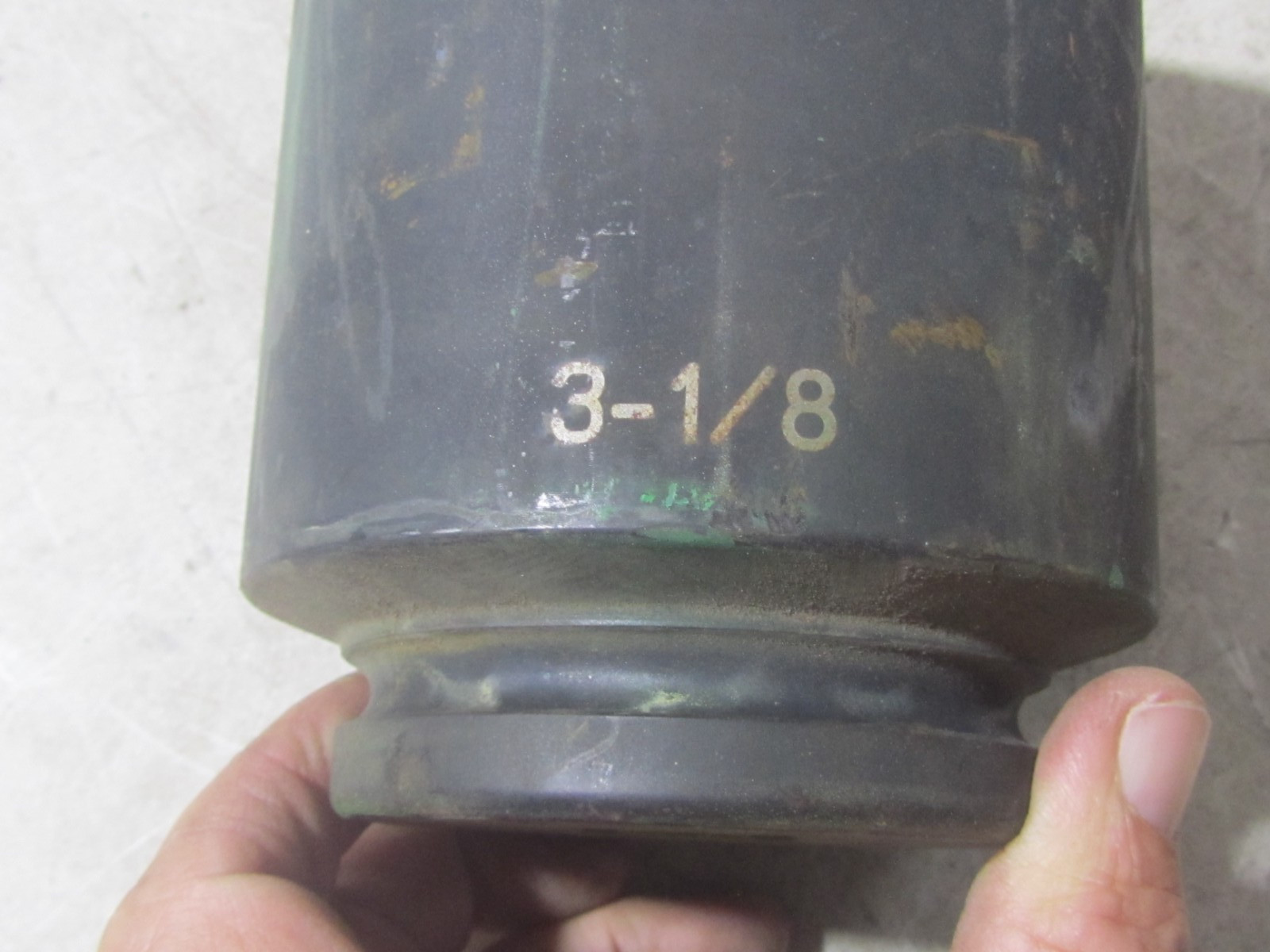 USED Grey Pneumatic 1″ Drive x 3-1/8″ Deep Impact Socket. GP 4100D
