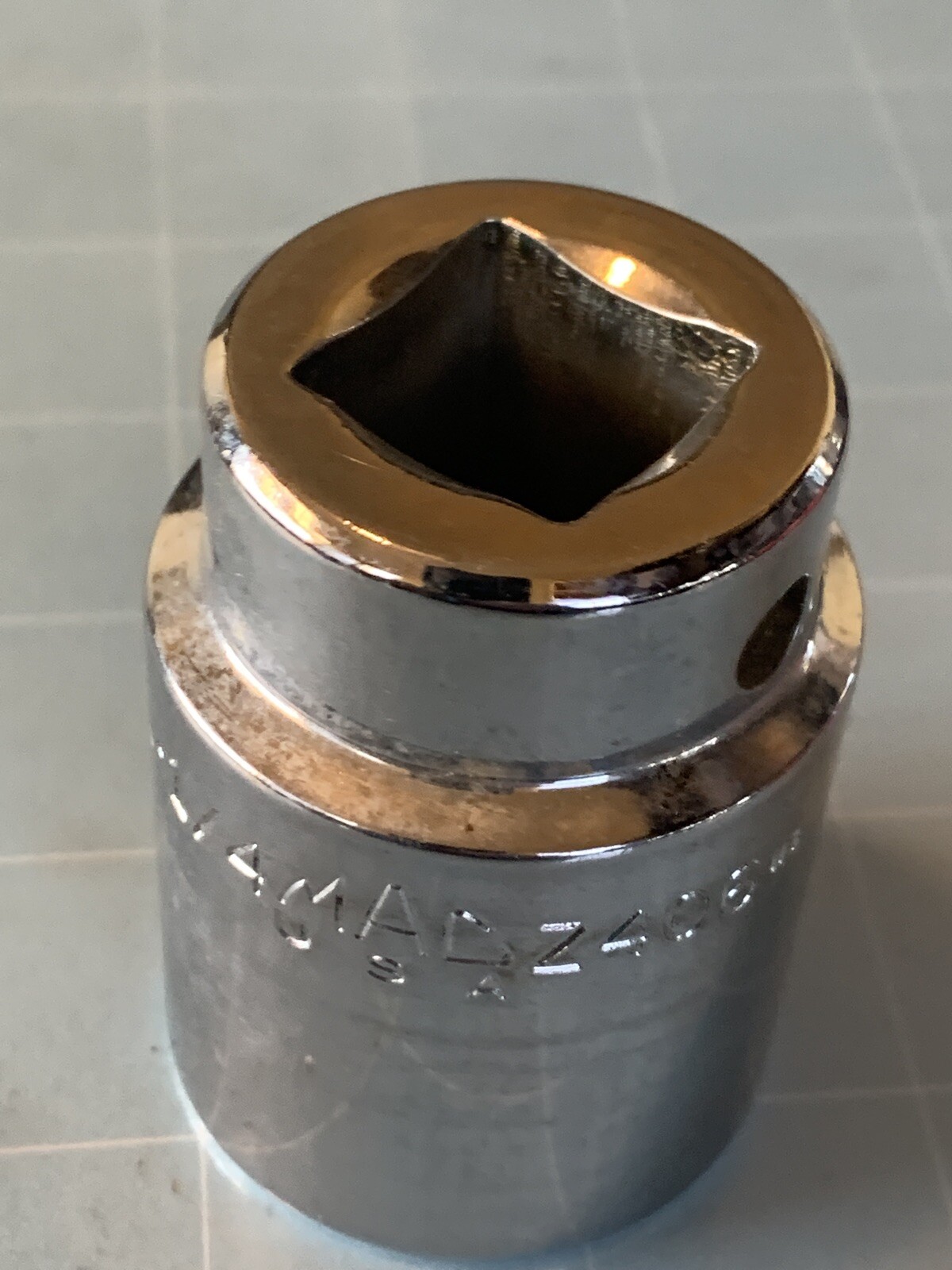 MAC TOOLS 1-1/4 IN 6 PT. CHROME SOCKET 3/4DR.»,PART # Z406 USA