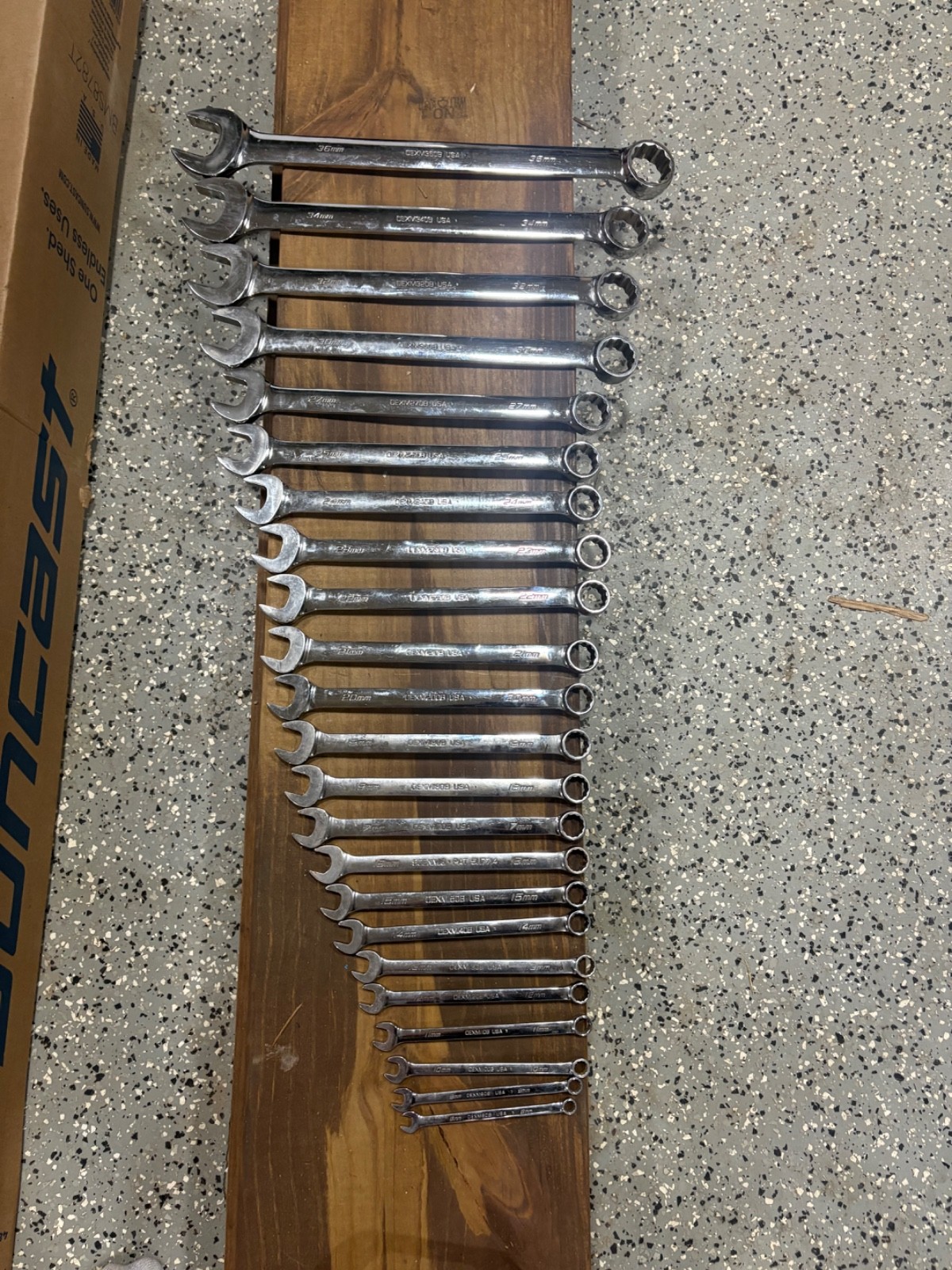 Snap-on OEXM SERIES 23 Piece 8mm-36mm Combination Wrench Set