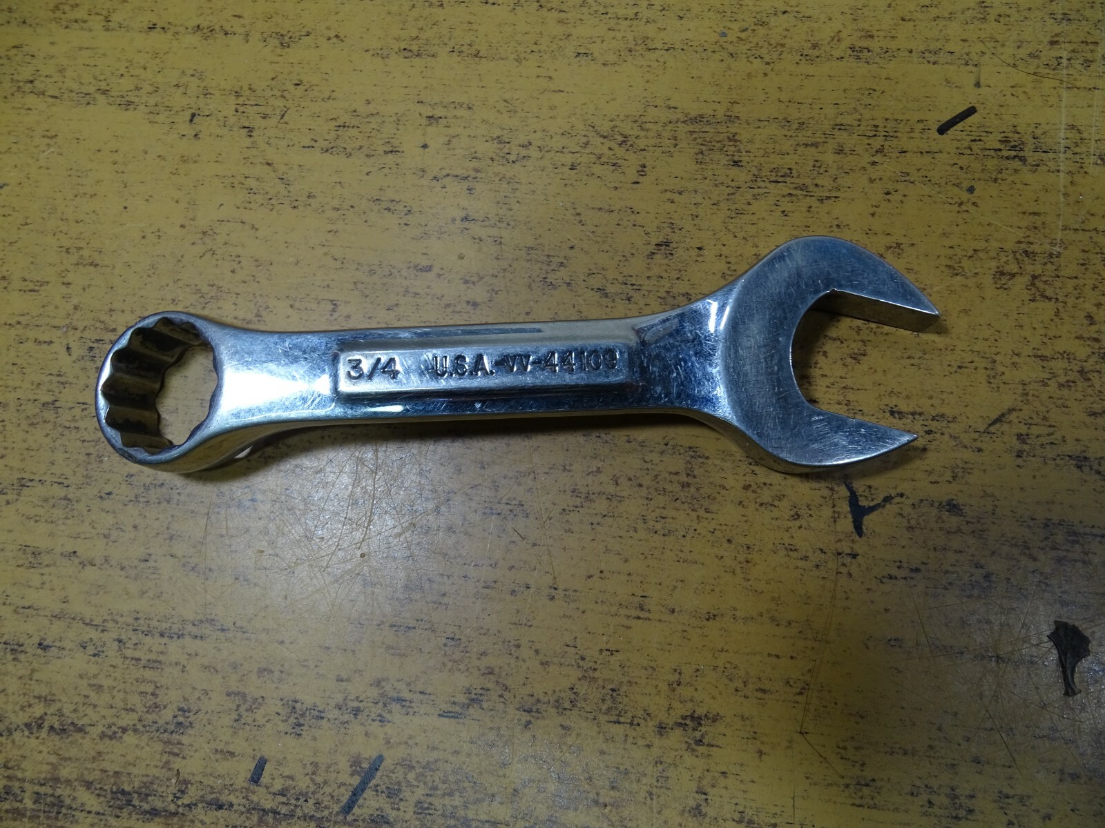 Craftsman 44109 SAE 3/4″ 12 Point Stubby Combination Wrench -VV- USA