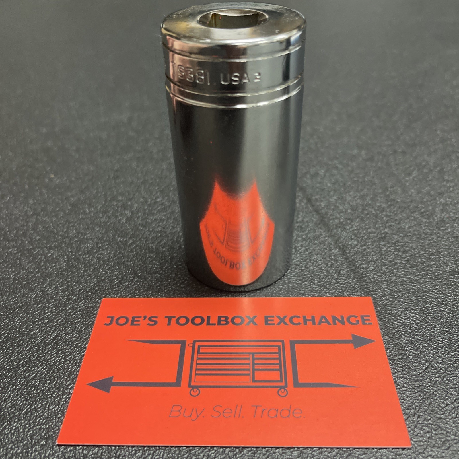 Snap-on Tools USA NEW 1/2″ Drive 1-3/16″ SAE Deep 6 Point Chrome Socket TS381