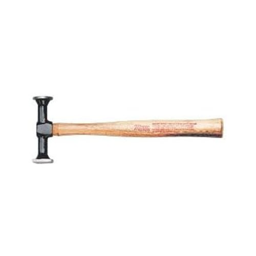 Martin Round Faces Shrinking Hammer, Wooden Handle, Plain Square & Serrated
