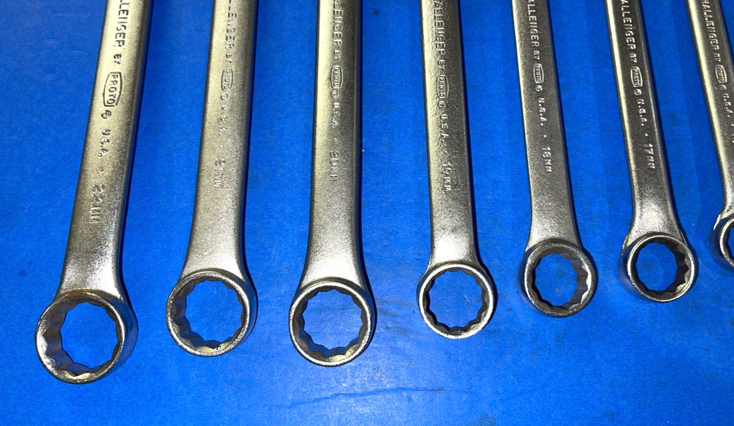 CHALLENGER BY PROTO TOOLS 13 PIECE METRIC COMBINATION WRENCH SET 12 POINT