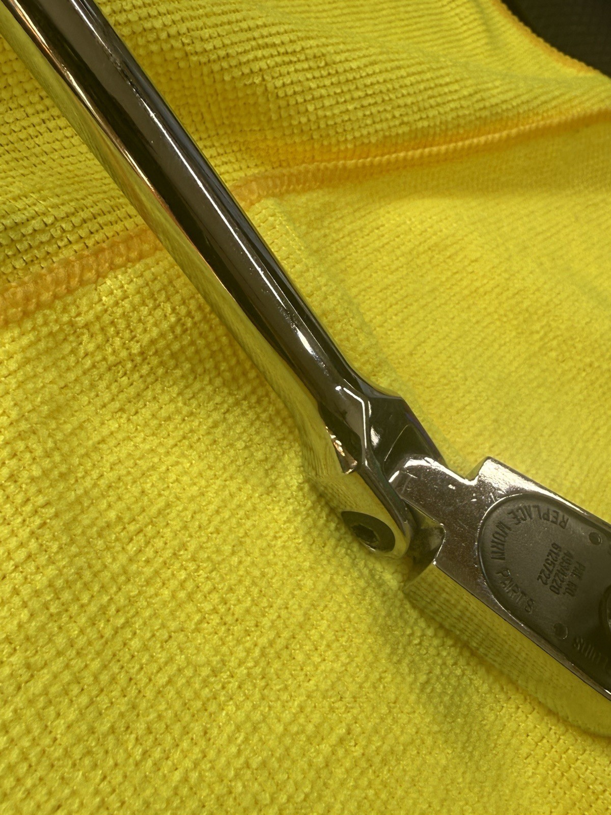 Snap-on FBF936 3/8” Drive Bent Handle Flex-Head Ratchet Made in USA